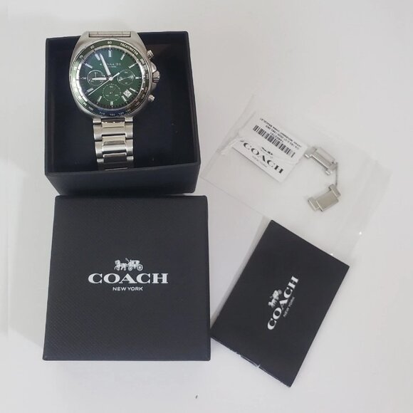 COACH CHARTER CHRONOGRAPH MEN'S WATCH MODEL 14602701 - Picture 1 of 14